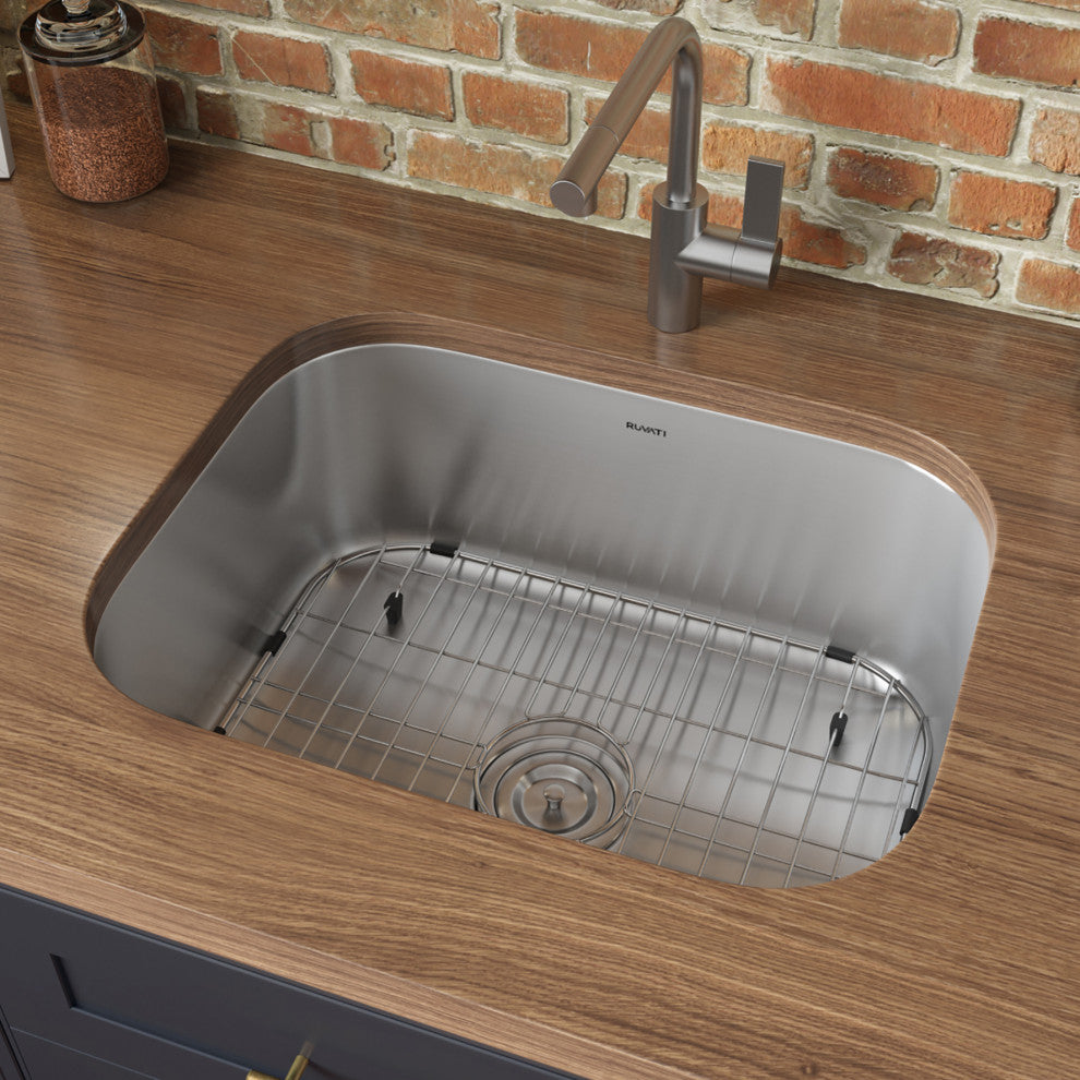 Ruvati RVM4131 21" Undermount 16 Gauge Stainless Steel Kitchen Sink