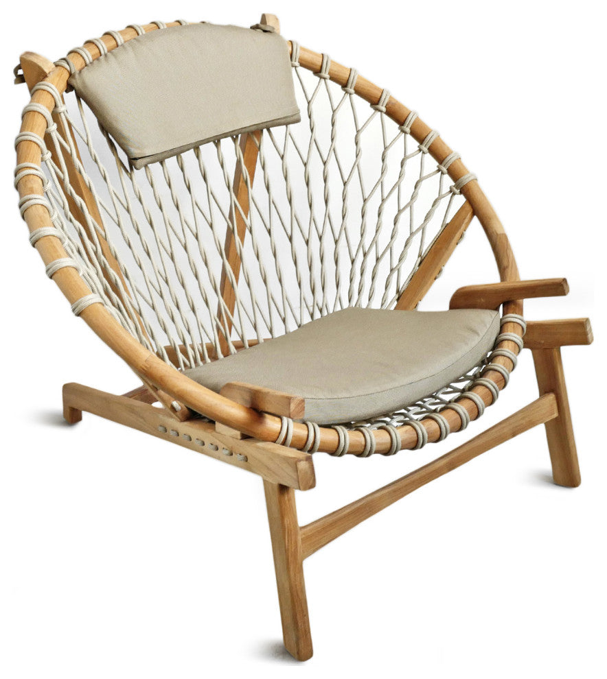 Outdoor Mayan Sunset Rope Chair
