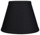 Fenchel Shades 5"x9"x7" Spider Attachment Empire Lamp Shade, Linen Black