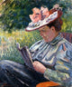 Armand Guillaumin Madame Guillaumin Reading in the Garden Gallery Wrapped Canvas