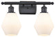 Innovations 516-2W-BK-G651-6 2-Light Bath Vanity Light, Matte Black