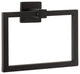 Vlora Bath Series, Towel Ring, Flat Black