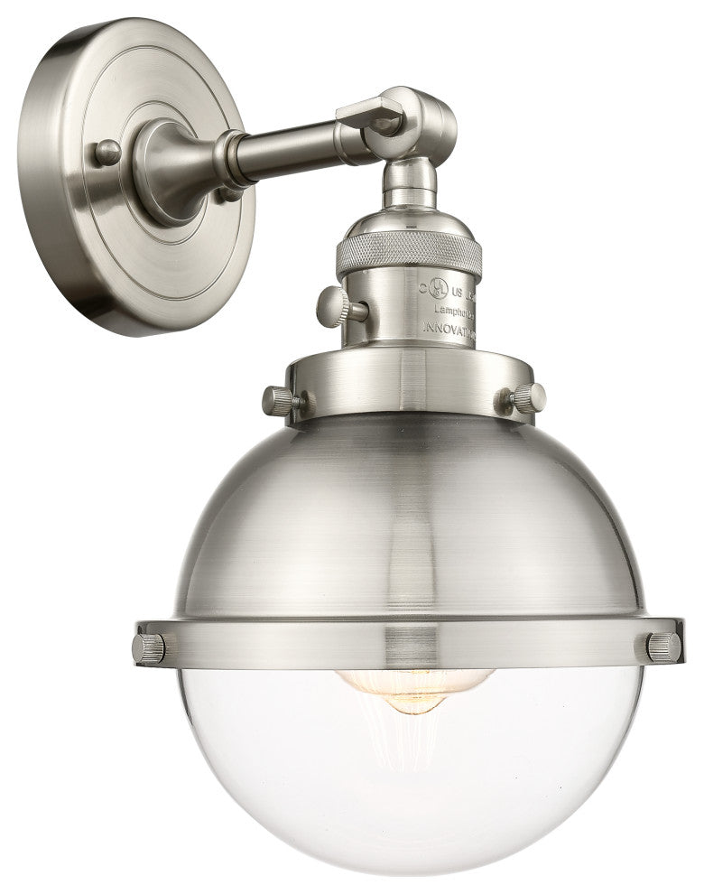 INNOVATIONS 203SW-SN-HFS-62-SN 1-Light Sconce Brushed Satin Nickel