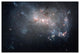"Stellar Fireworks Ablaze in Galaxy NGC 4449" Print by NASA, 62"x42"