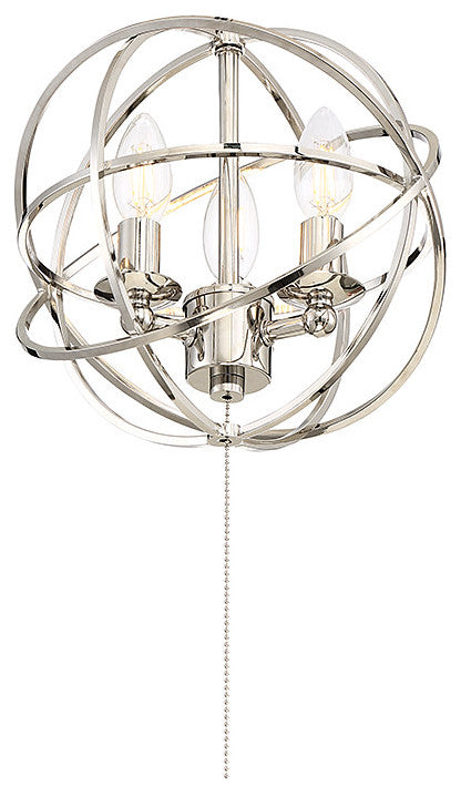 Savoy House North Three Light Fan Light Kit FLG-103-WH