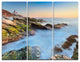 "Beavertail Lighthouse During Winter" Photo Wall Art, 3 Panels, 36"x28"