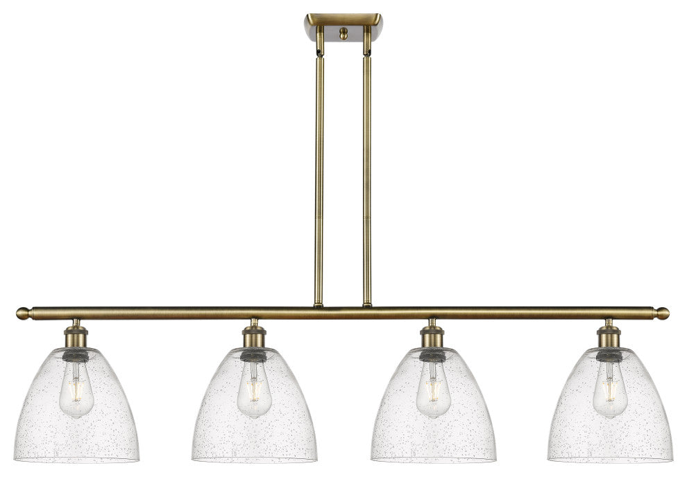 Innovations 516-4I-AB-GBD-94-LED 4 Light Island Light, Antique Brass