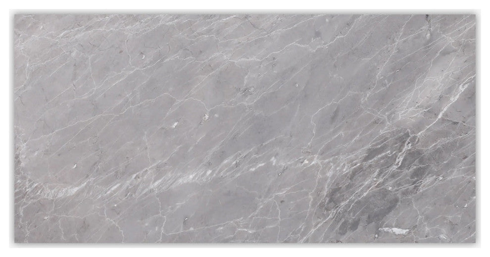 Mountain Gray Honed 6x12 Marble Tile