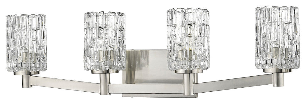 Z-Lite 1931-4V Aubrey 4 Light 32"W Bathroom Vanity Light - Chrome