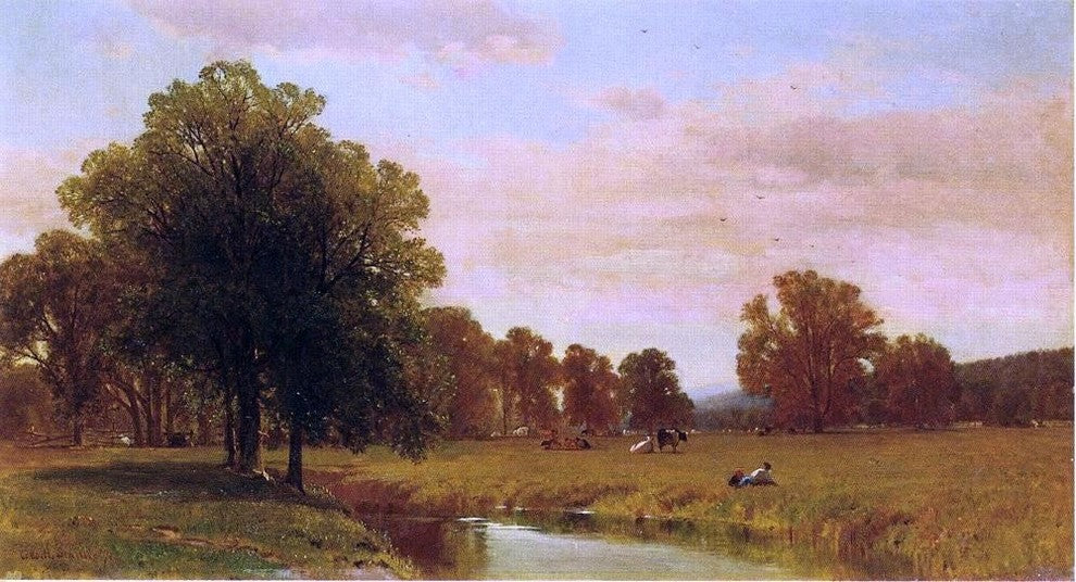 George Henry Smillie Trees and Meadows of Berkshire Wall Decal