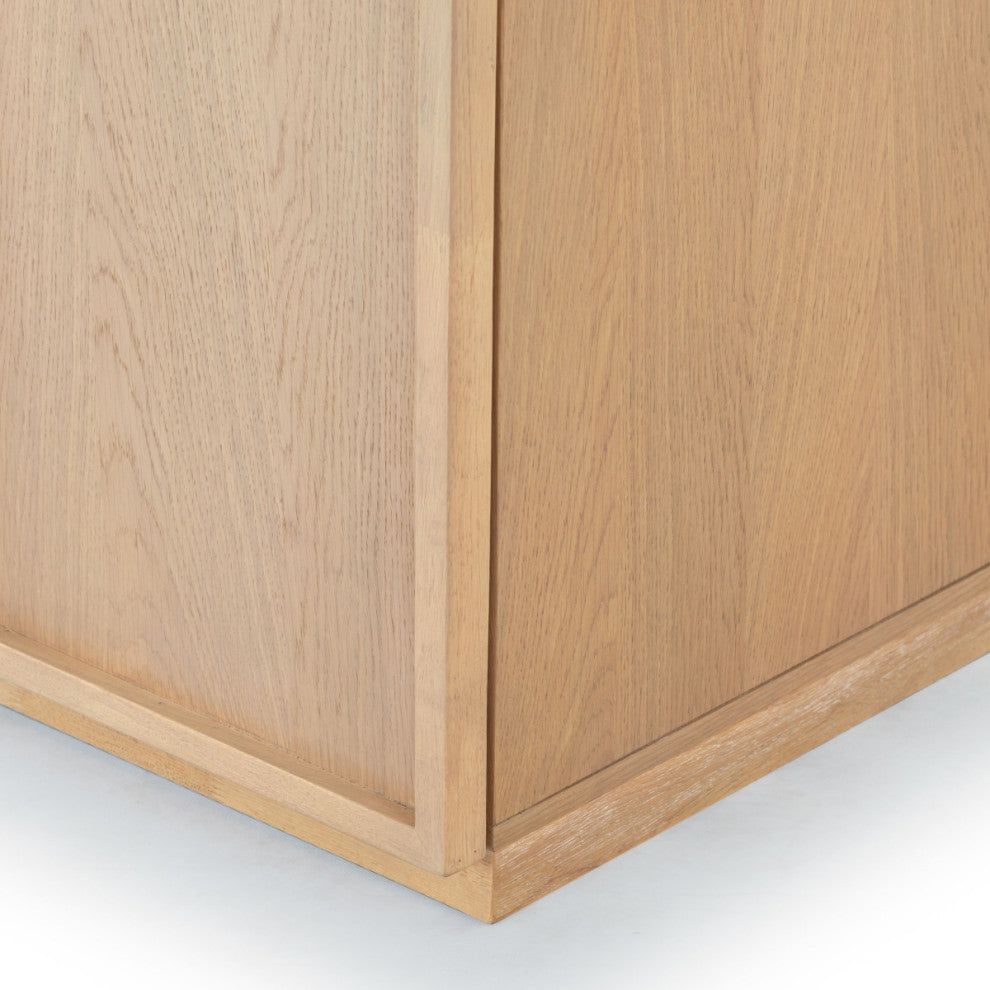 Safavieh Couture Zeus 4 Door Wood Media Stand, Natural