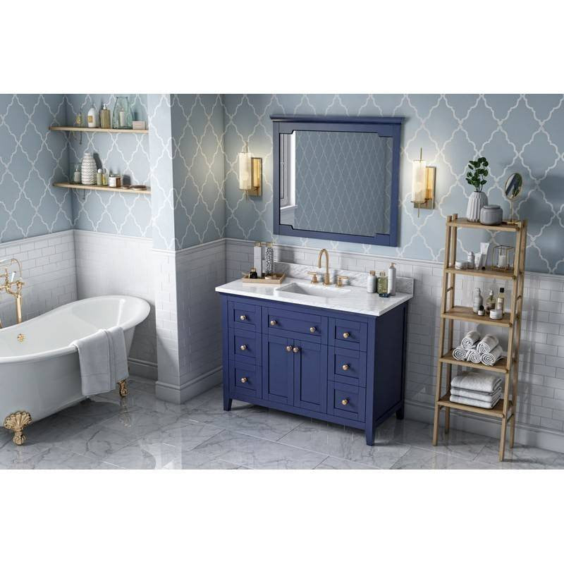 Chatham Traditional 40" Bathroom Mirror, Hale Blue Chatham Mirror