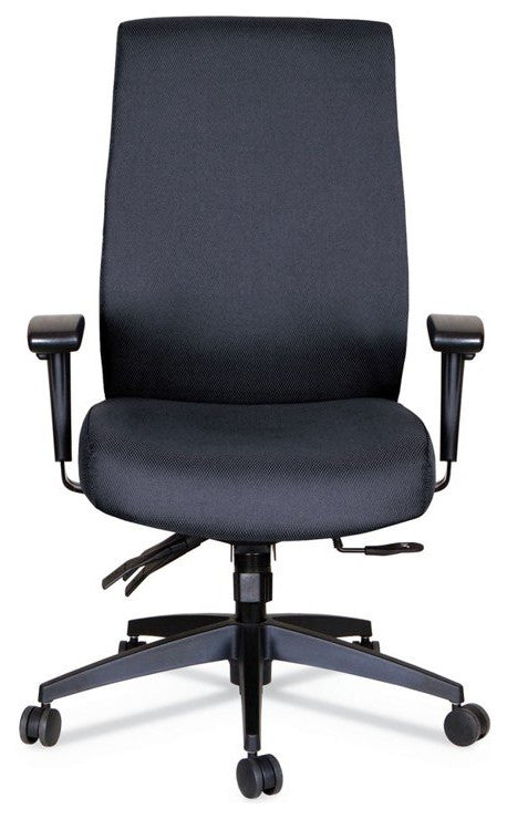 Multifunctional Office Chair, Padded Contoured Seat & Back With Adjustable Arms