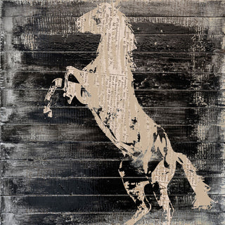 "Horseward II" Painting Print on Wrapped Canvas