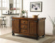 Aldric Distressed Tobacco Industrial Serving Cart