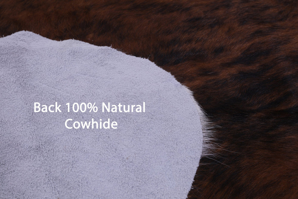 Natural Cowhide Rug 7' 0" X 6' 7" C2355