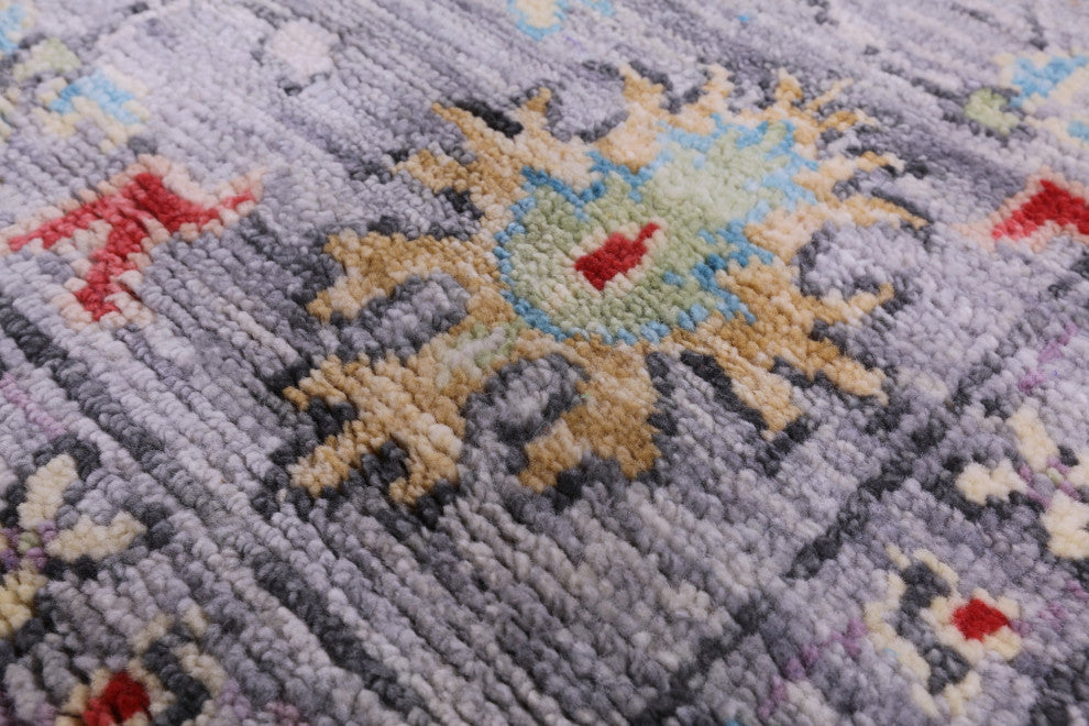 Handmade Turkish Oushak Wool Rug 9' 0" X 12' 0" - Q15608