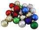 Multicolor Shiny and Matte 32-Piece Christmas Ball Ornaments Set