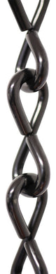 Steel Single Jack Basket Chain, 3 Sizes, 3', Black, U25