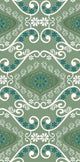 Illuminate Geometric Print Bath Towel, Green