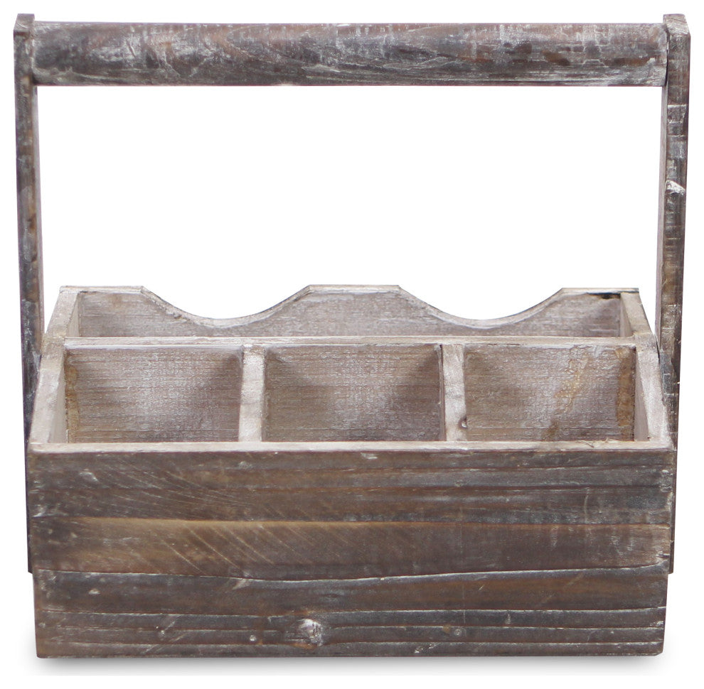Wooden Garden Caddy, Brown