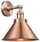 Briarcliff 1-Light Dimmable LED Sconce, Antique Copper