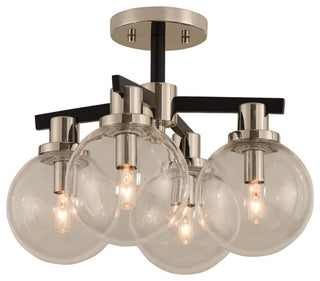 Cameo 4 Light Semi Flush Mount