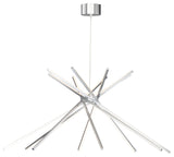 ET2 E41446 Alumilux Aster 45"W LED Abstract Sputnik Chandelier - Satin Aluminum
