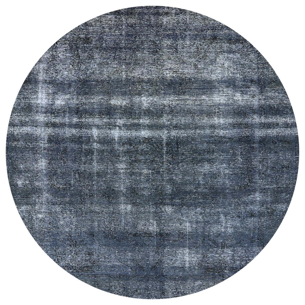 Ahgly Company Indoor Round Mid-Century Modern Area Rugs, 4' Round