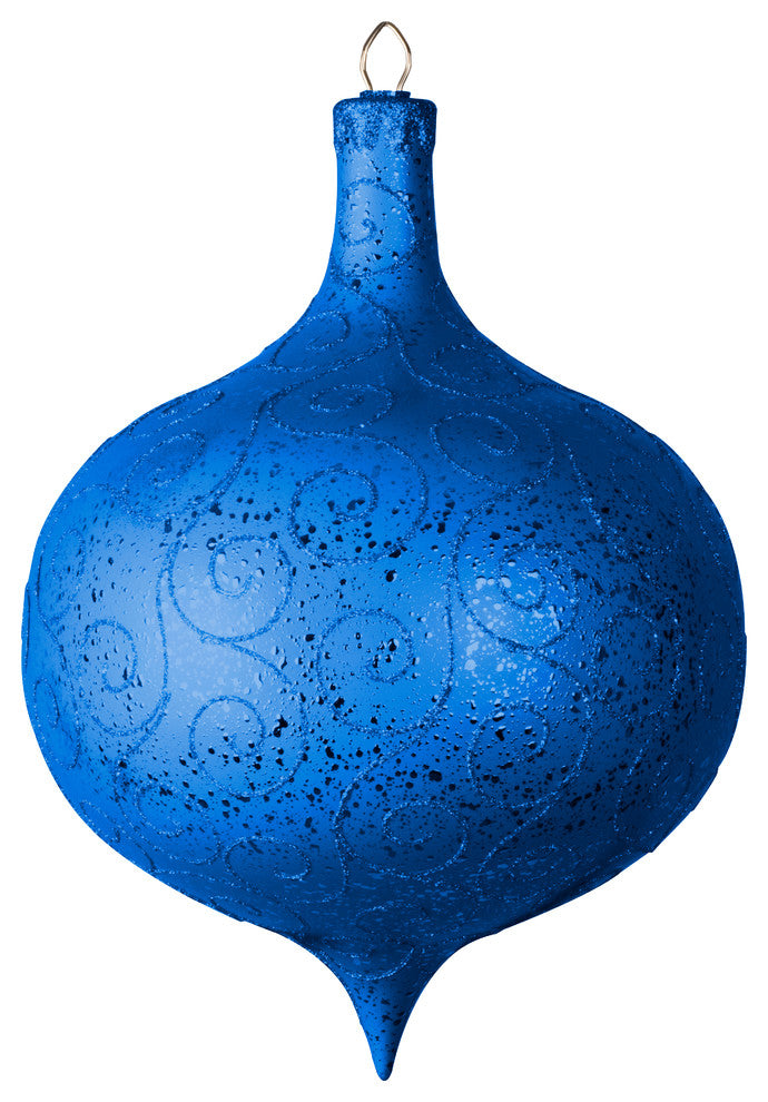 300Mm 12" Blue Onion Ornament