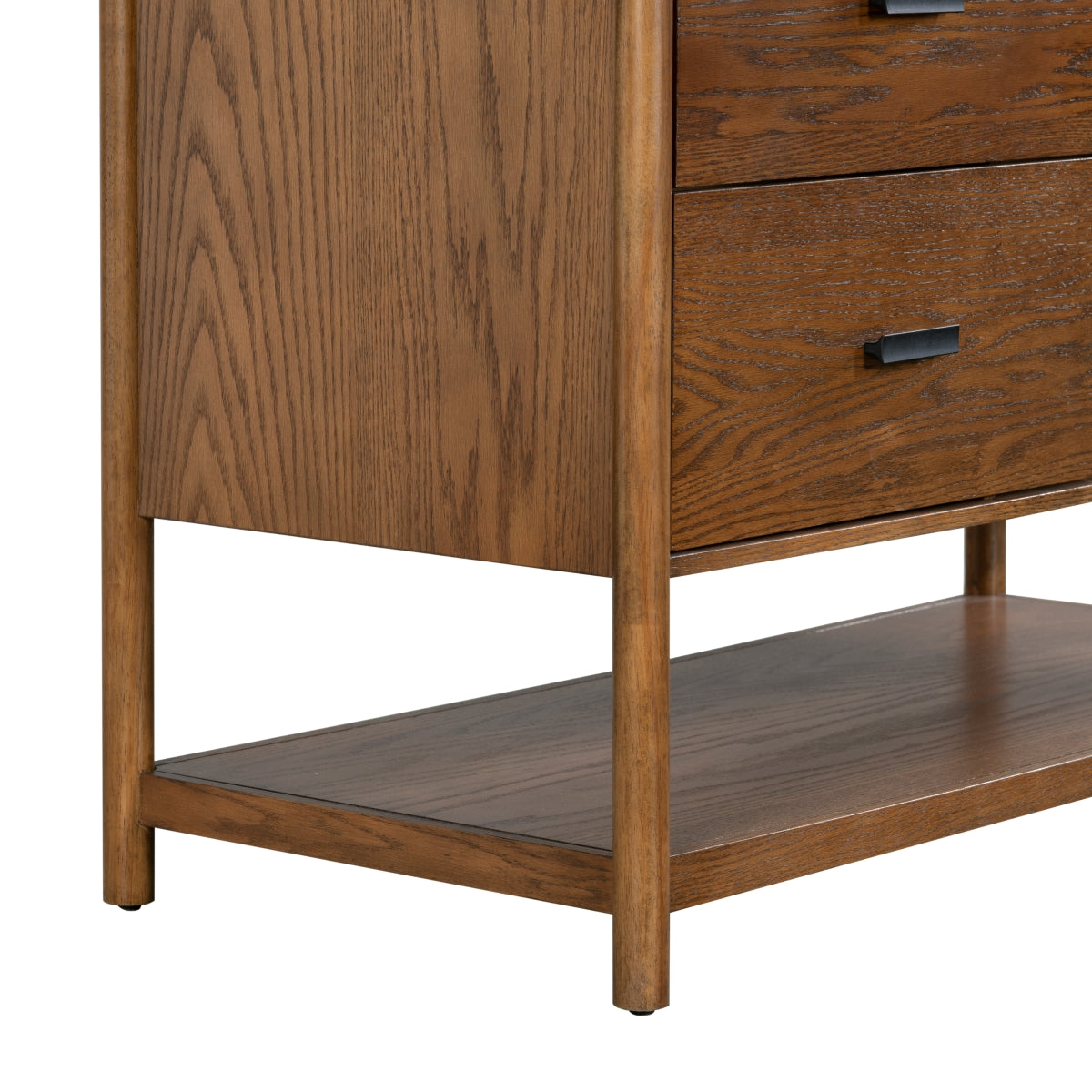 Safavieh Couture Jaylessa Vanity, Medium Oak/White, 48In