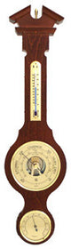 Walnut Banjo Weather Station With Barometer, Thermometer and Hygrometer