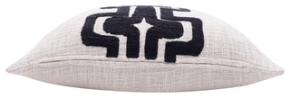 Stacy Garcia Handmade Throw Pillow, Onyx/Ivory, 20"x20"