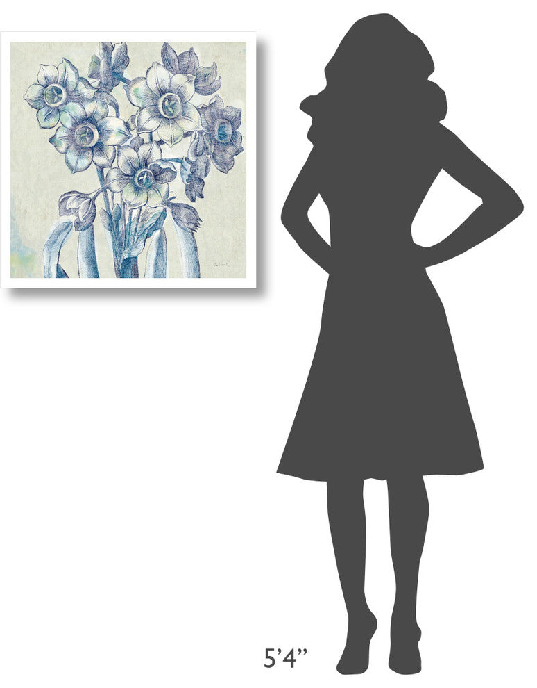 "Belle Fleur IV" Digital Paper Print by Sue Schlabach, 26"x26"