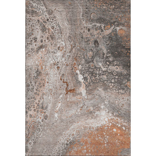 Premium Machine Washable Mayfield AMF588 Terracotta 10' x 14' Rug