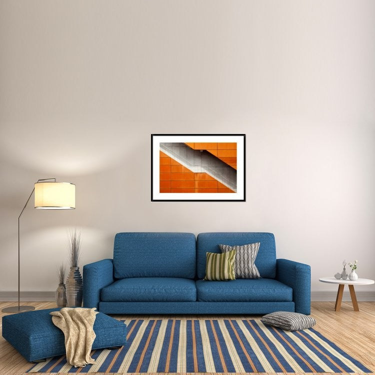 "Steel" Framed Digital Print by Alida Van Zaane, 44x31"