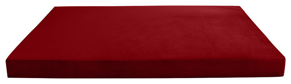Knife Edge 6" Twin-XL 80x39x6 Velvet Indoor Daybed Mattress |COVER ONLY|-AD369