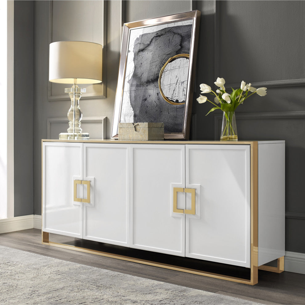 Ori Sideboard, 4 Doors, White