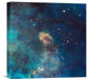 "Jet in Carina -  WFC3 UVIS Full Field" Stretched Canvas Giclee by NASA, 18"x18"