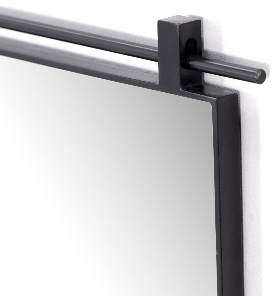 Chico Small Mirror-Antiqued Iron