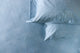 Modern Glen Plaid Print Matte Sateen Sheet Set, Whale Blue, King
