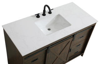 Home Living 48" Single Bathroom Vanity, Expresso