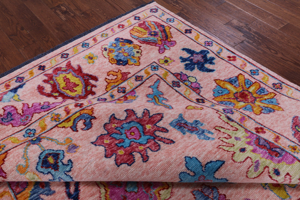 8' 10" X 12' 2" Turkish Oushak Hand-Knotted Rug - Q14799