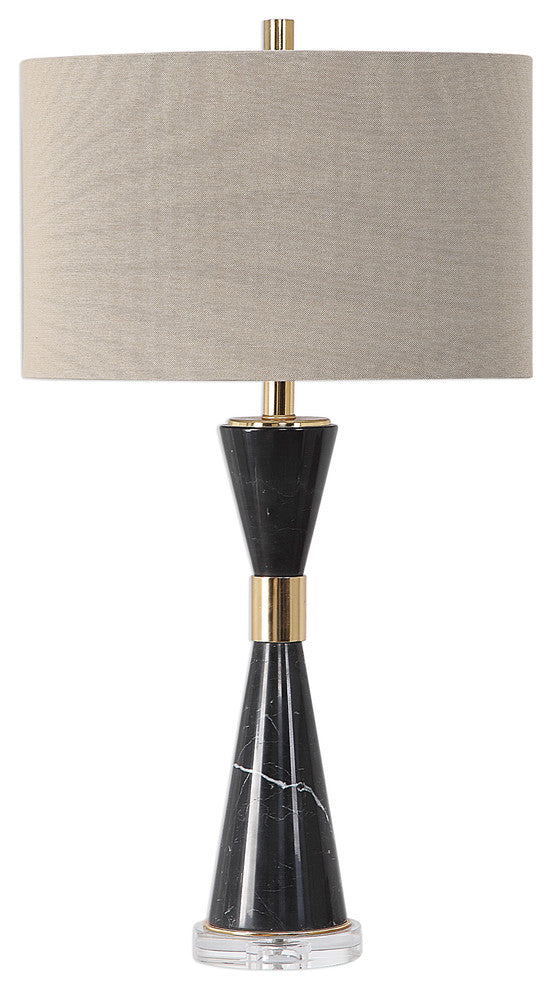 Alastair Black Marble Table Lamp