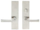 Aurora Lever, Tubular Passage With Privacy Bolt, RH, Satin Stainless Steel