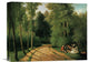"A Picnic at Montmorency" Stretched Canvas Giclee by Camille Pissarro, 16"x12"