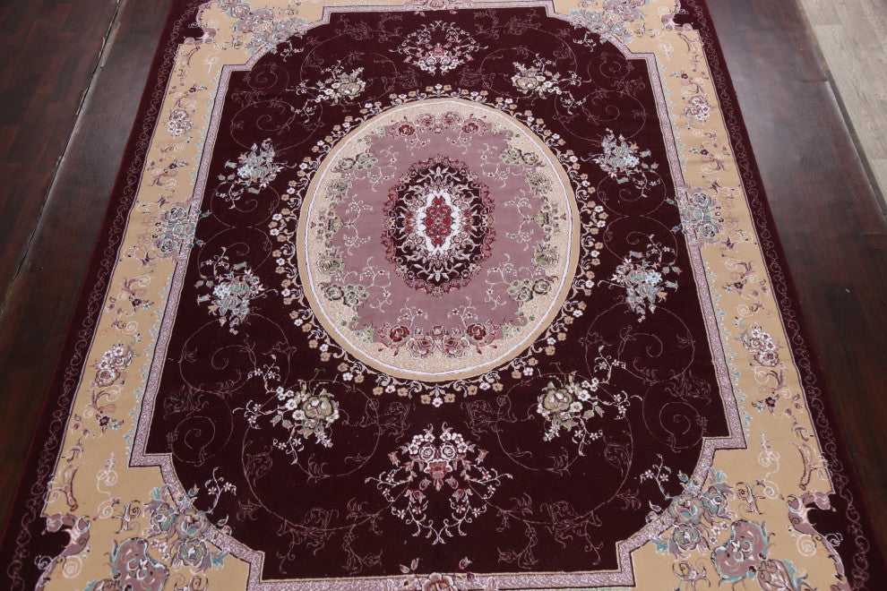 Traditional Floral Victorian Style Aubusson Turkish Oriental Area Rug 10x13