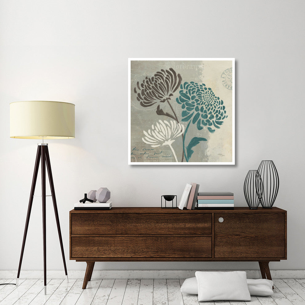 "Chrysanthemums II" Digital Paper Print by Wellington Studio, 42"x42"