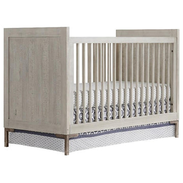 Westwood Design Beck Modern Wood Cottage Crib in Willow Gray Finish
