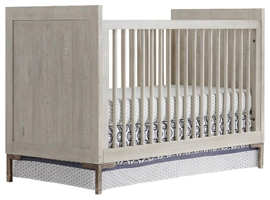 Westwood Design Beck Modern Wood Cottage Crib in Willow Gray Finish